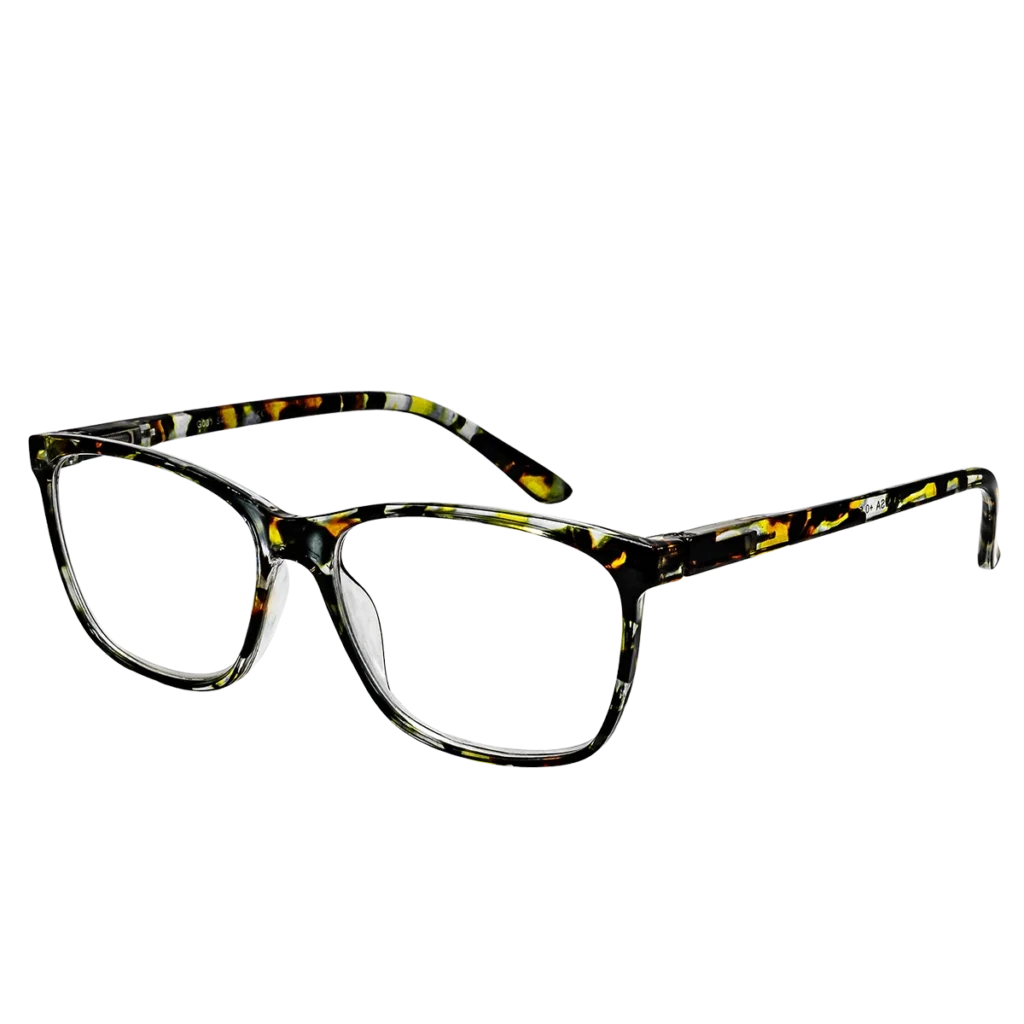 Brýle G031 žluto/černé plastové obroučky