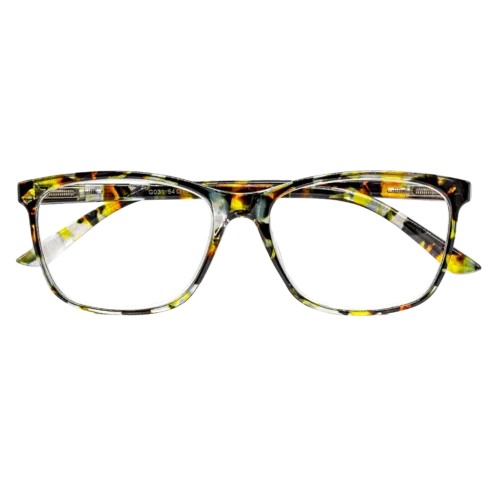 Brýle G031 žluto/černé plastové obroučky