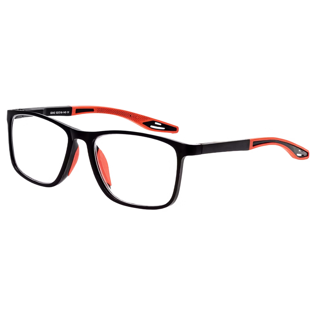 brýle na čtení G042 černo-červené – Funkčnost a dynamika