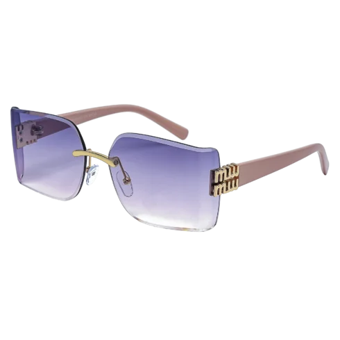 Sluneční brýle G484 růžové s fialovými skly