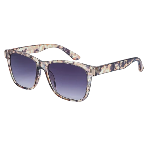 Sluneční brýle G485 hnědý vzor s fialovými skly