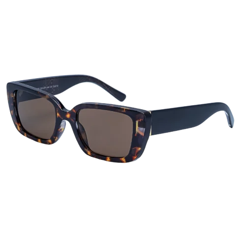 Sluneční brýle G486 hnědé tygrované s hnědými skly