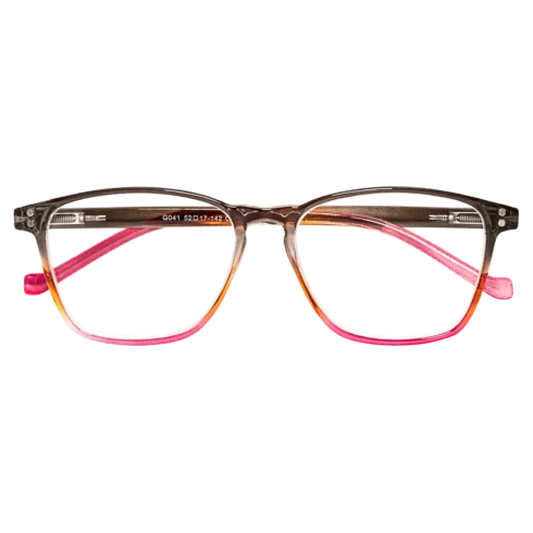 Dámské hotové brýle na čtení G041 – Kouřově-růžový ombré styl