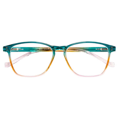 Dámské hotové brýle na čtení G041 – zelené ombré styl