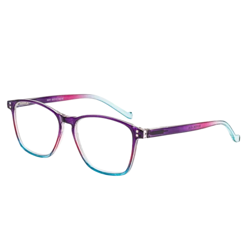 Dámské hotové brýle na čtení G041 – Barevný ombré styl