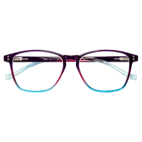 Dámské hotové brýle na čtení G041 – Barevný ombré styl